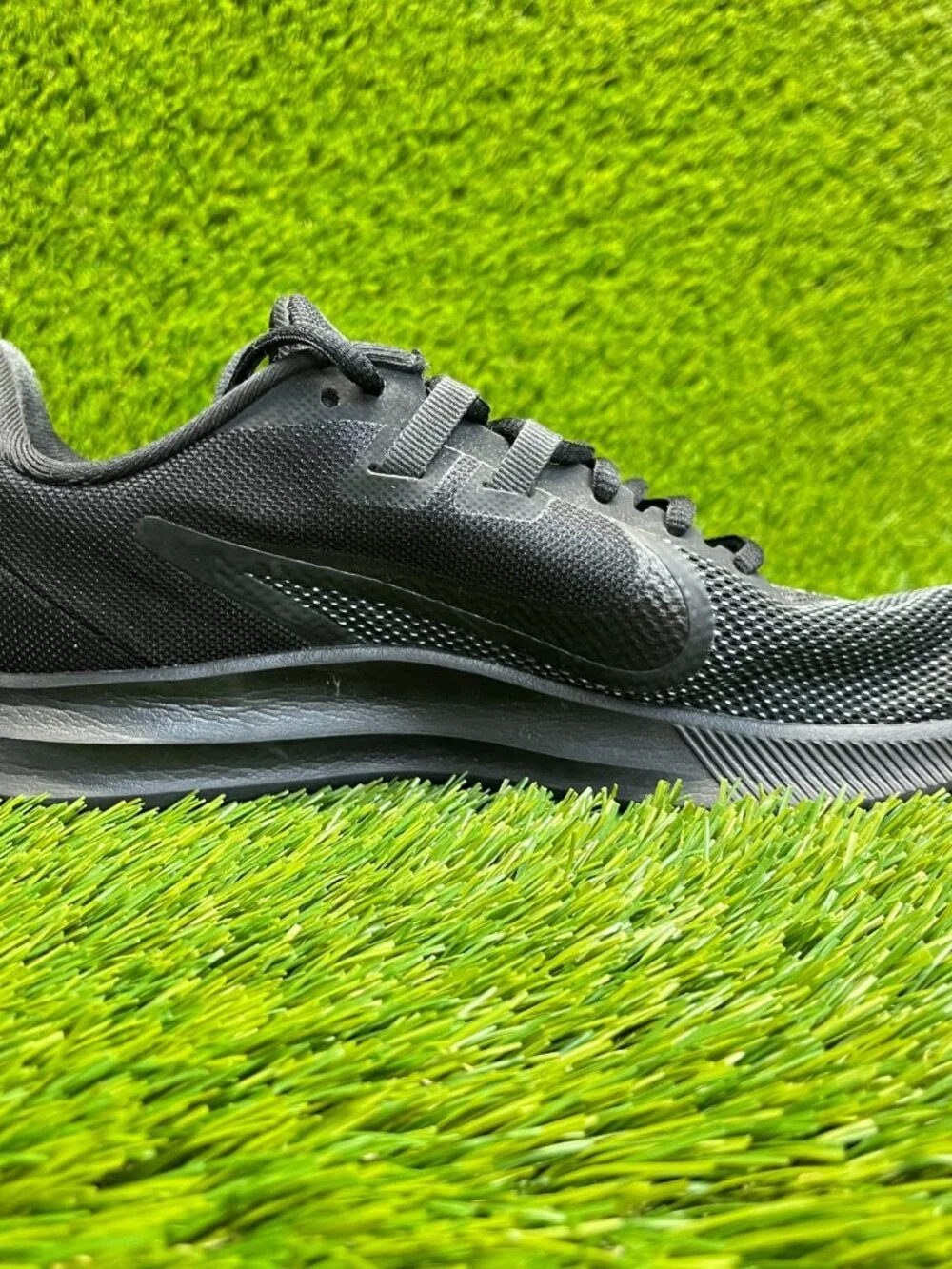 Nike Downshifter 9 Womens Size 9.5 Black Athletic Running Walking Shoes Sneakers